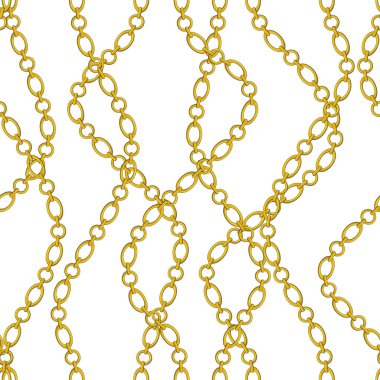 Zincir desenleri kusursuz. Kumaş, duvar kağıdı, ambalaj, arkaplan için tasarım.