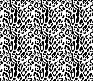 Leopar deseni. Kusursuz bir arka plan. Çizim. Vektör çizimi. Kumaş baskı dokusu. Leopar. vektör arkaplan kumaşı tasarımı. egzotik soyut kürk, model arkaplan