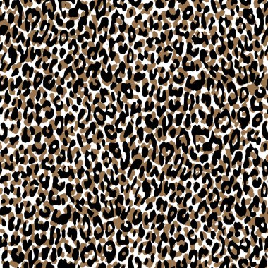 Moda ve tekstil tasarımı için kusursuz leopar deseni