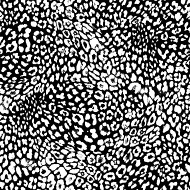 Moda ve tekstil tasarımı için stilize edilmiş leopar deseni