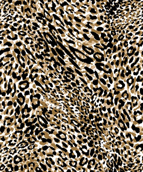 Leopar derisi deseni. vektör illüstrasyonu.