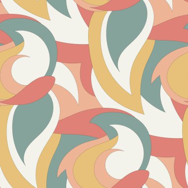 Çiçek süsüsüyle kusursuz soyut desen