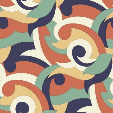 renkli seamless modeli çiçekli