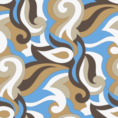 Soyut geometrik dikişsiz desen. Vektör illüstrasyonu