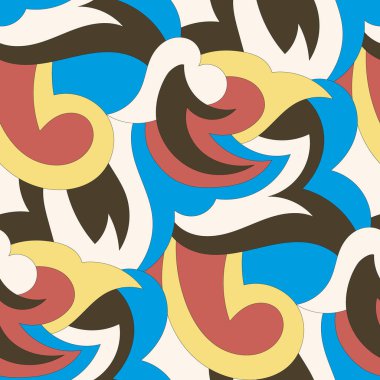 Kusursuz soyut arkaplan, geometrik şekilli desen,