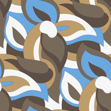 kahve çekirdekleri seamless modeli. vektör çizim.