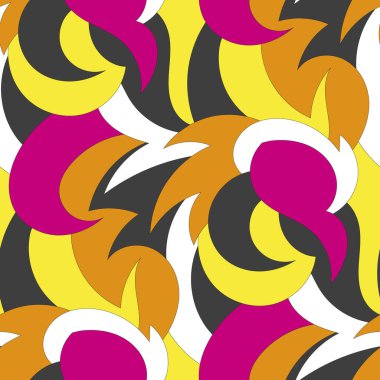 Arkaplan tasarımınız için renkli soyut desen, farklı dokuya sahip kumaş iş dokusu