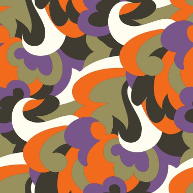 Soyut şekilli kusursuz desen