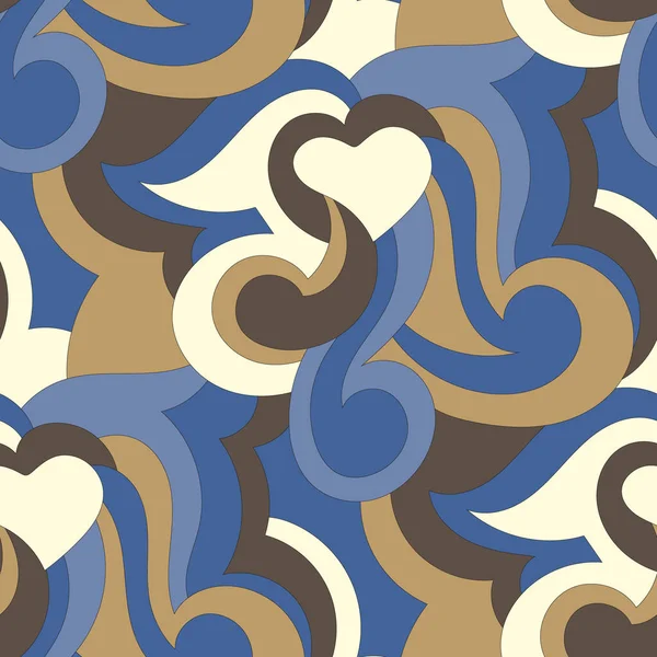 seamless abstract pattern with geometric shapes, vector illustration