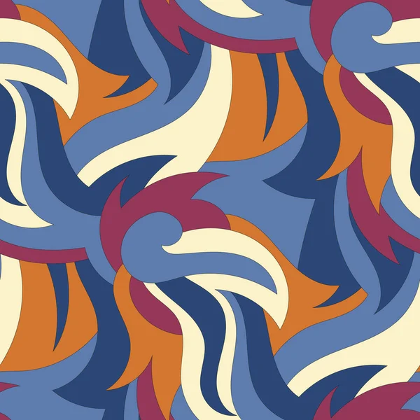 seamless abstract pattern with geometric shapes, vector illustration