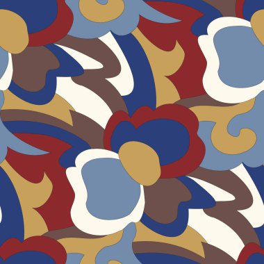 Çiçek süsüsüyle kusursuz soyut desen