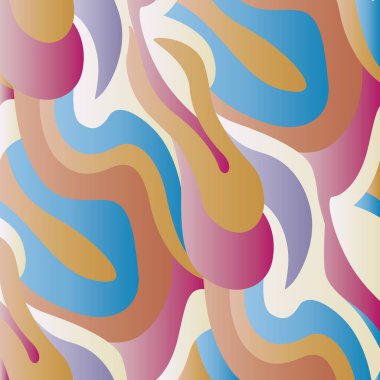 Yüksek moda tekstil tasarımı için kusursuz soyut desen