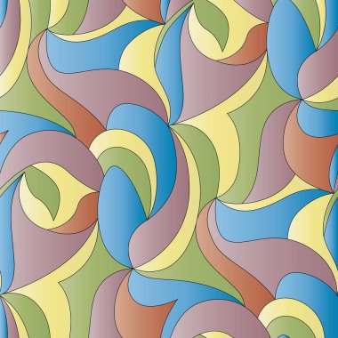 Dekoratif arkaplanın kusursuz deseni