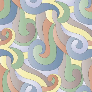 Renkli geometrik şekilli kusursuz desen. vektör illüstrasyonu