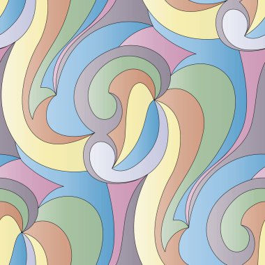 Kusursuz dalga soyut şablon arkaplanı