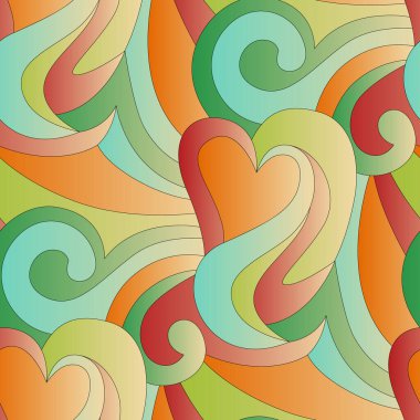 astratto modello colorato senza soluzione di continuità. illustrazione vettoriale