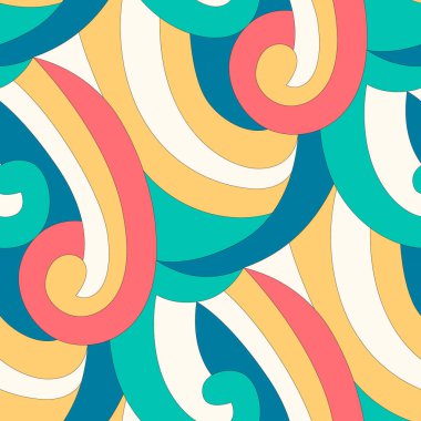 çokrenkli çizgili kusursuz vektör arkaplanı