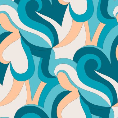 vektör kesintisiz dalga deseni