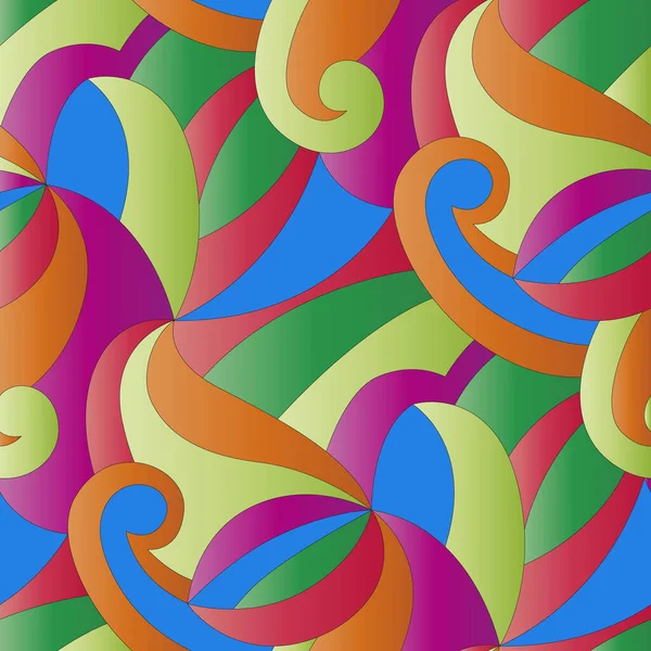 Soyut dalgalarla renkli arkaplan