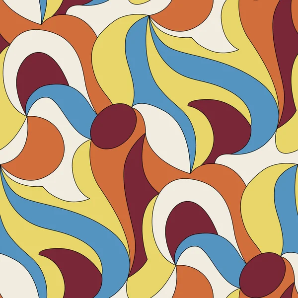 Renkli, pürüzsüz bir desen. Soyut geometrik arkaplan. Vektör çizimi. 10 vektör