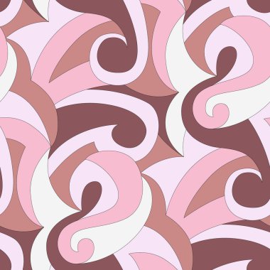 vektör Dikişsiz soyut desen, dalgalar