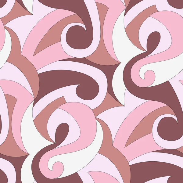 vektör Dikişsiz soyut desen, dalgalar