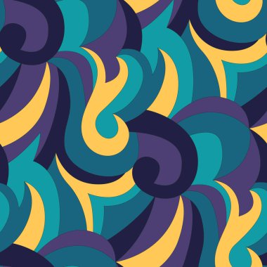 Çizgi film tarzında renksiz desen. vektör illüstrasyonu.