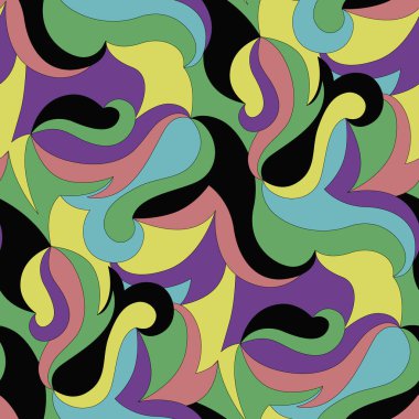 soyut geometrik Dikişsiz desen arka planı için.