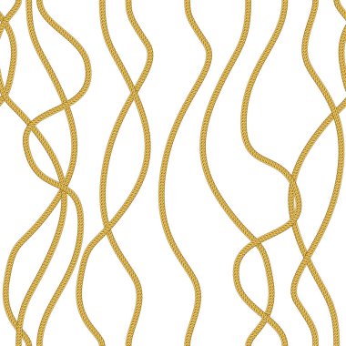 Altın ve gümüş renkli, dalgalı, kusursuz desenler.