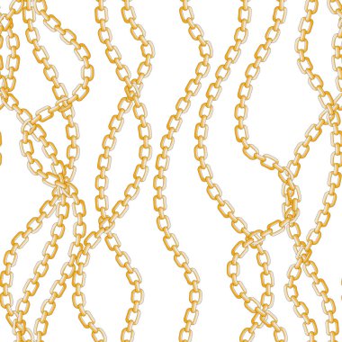 Moda ve tekstil tasarımı için kusursuz zincir deseni