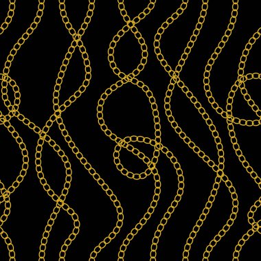 Altın zincirli kusursuz desen