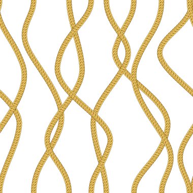 Dalgalı, kusursuz altın desen. vektör illüstrasyonu.