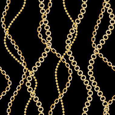 Siyah arka planda lüks altın mücevherler. lüks arkaplan.