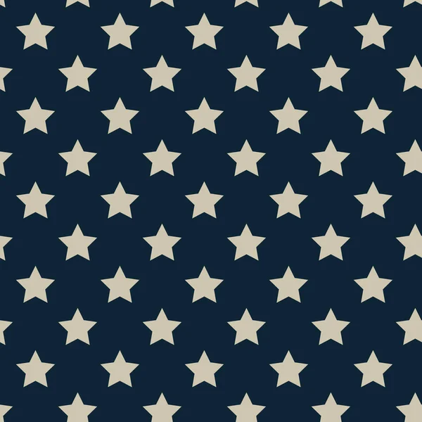 Yıldızlı kusursuz desen. Vektör illüstrasyonu