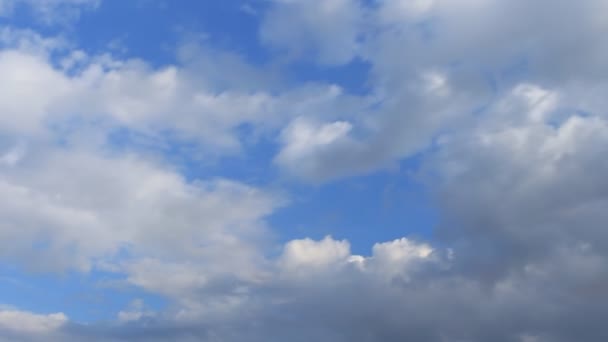 Time Lapse Nuages blancs gonflés — Video