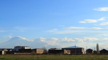 Mavi, gri bulutlar Timelapse 