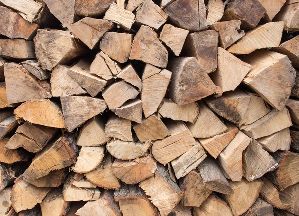 Fundalul lemnului de foc tocat — Fotografie, imagine de stoc