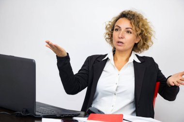 Kız İş Kadını Yakın Çekim Genel Müdürü.