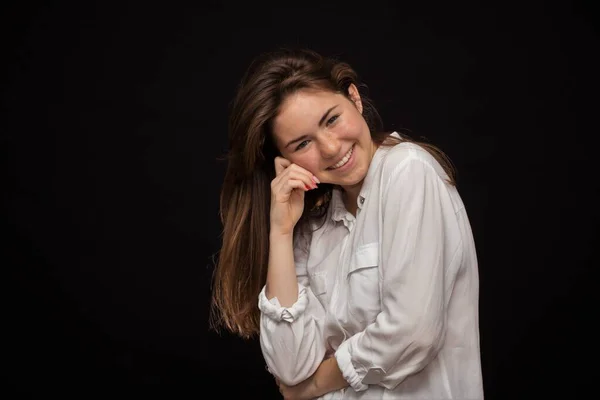 depositphotos 429360910 stock photo beautiful girl happiness student joy испуганная девушка с телефоном