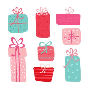 Ellerinde kalbi olan bir kadın. Sevgililer Günü konsepti. Basit biçimdeki vektör illüstrasyonu.