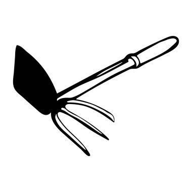 İzole edilmiş beyaz bir arkaplanda karalama tarzı çapa.