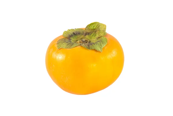 Persimmon auf weißem Hintergrund — Stockfoto