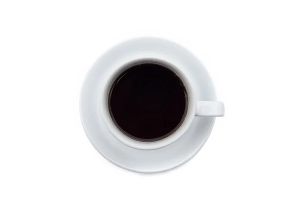 Xícara de café com café preto — Fotografia de Stock