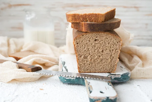 Fresh hot rye bread