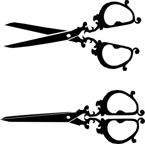 Scissors Set of retro Stock illustration — Stock Photo, Image