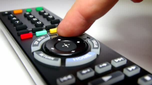 Selecting TV mode with the remote