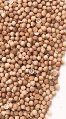 Kişniş tohumlarına yakın çekim