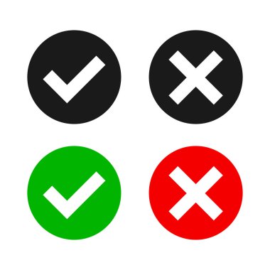 İşaret simgesini işaretle. Kızıl haç koleksiyonu. Kontrol listesi işaretleri, onay kartı.