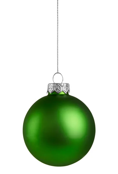 Bola de Natal verde — Fotografia de Stock