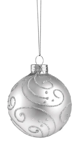Beyaz Noel top (izole)